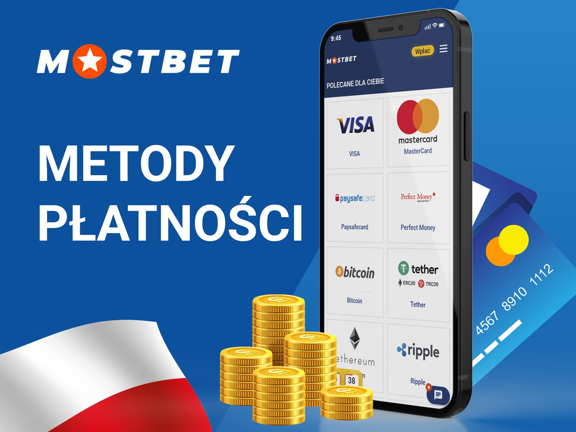 Metody platnosci mostbet